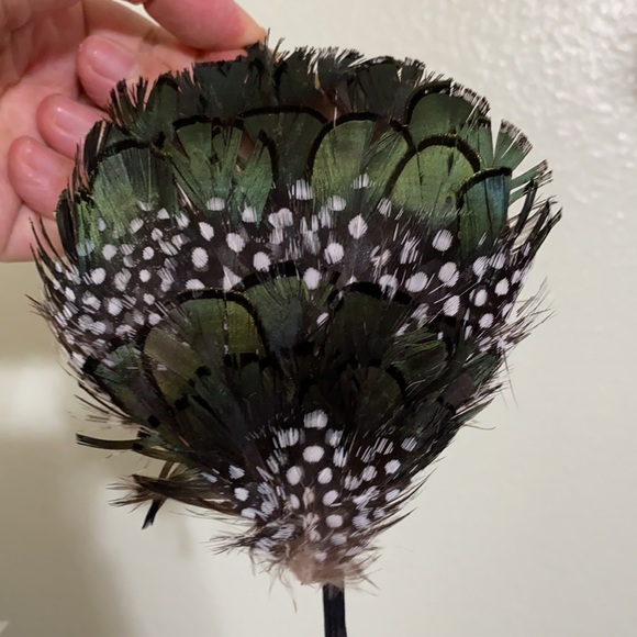 🖤NEW💕Real Peacock feather headband - Picture 3 of 12